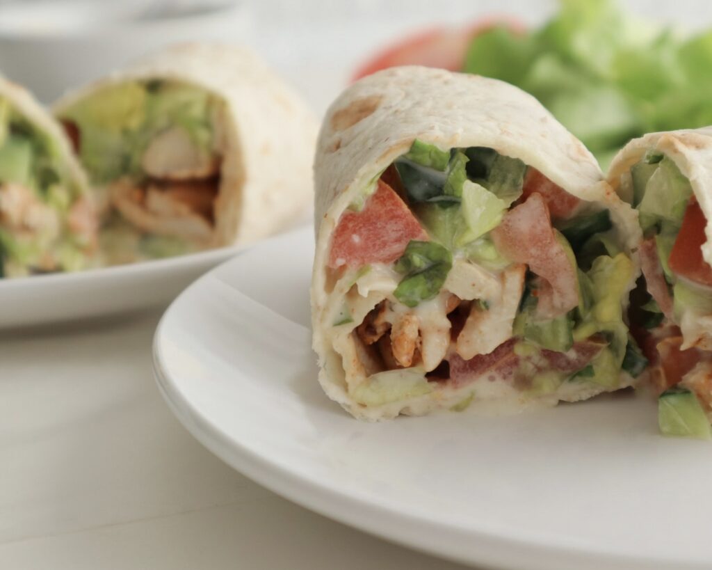 Chicken wrap recipe healthy 